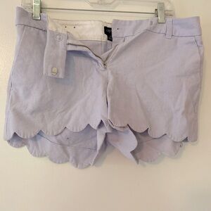 Purple j crew shorts